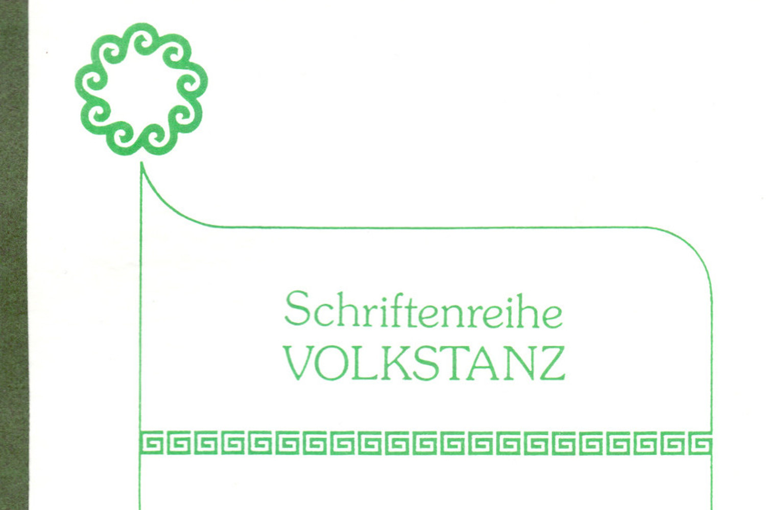Schriftenreihe Volkstanz